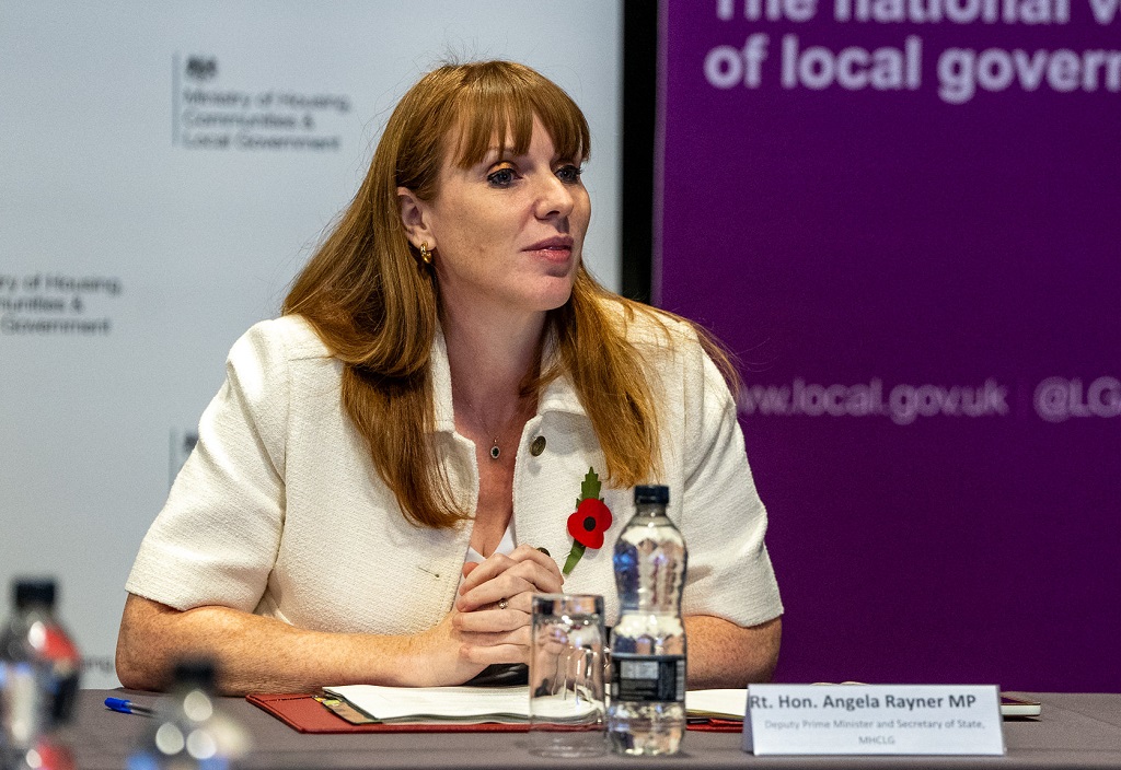 Angela Rayner at LGA conference, Ministry of Housing, Communities, and Local Government, c Ministry of Housing, Communities, and Local Government via Open Government Licence v..