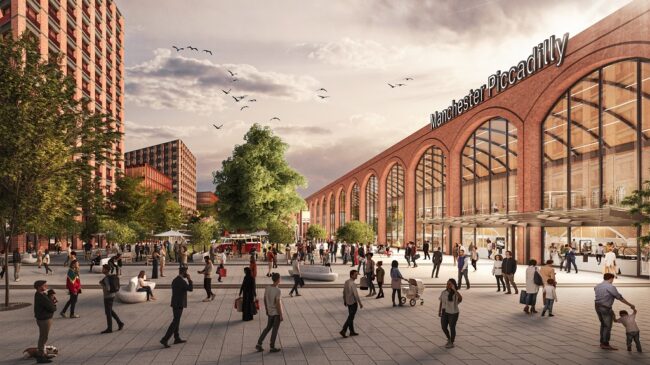 HS alternative Manchester Piccadilly station, MCC, c Bennetts Associates