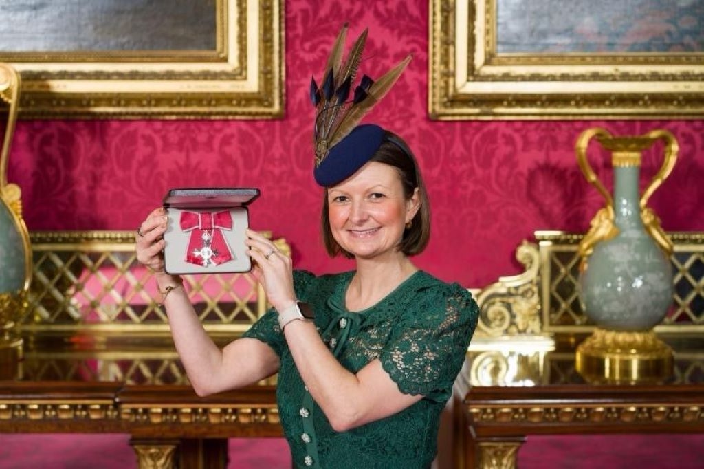 Jen Hartley receives MBE Place North East